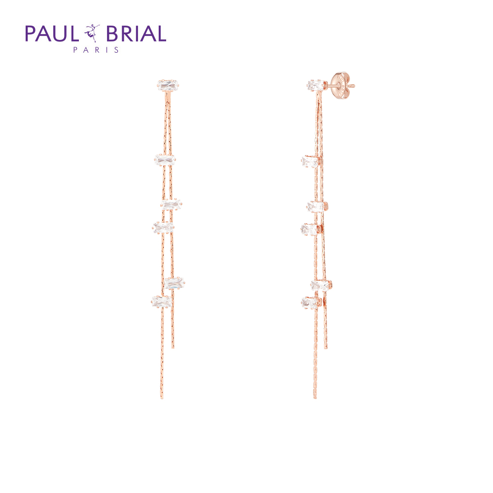 폴브리알 주얼리 바게트 드롭 귀걸이 PYBE0092_BRASS - 상세 이미지 2