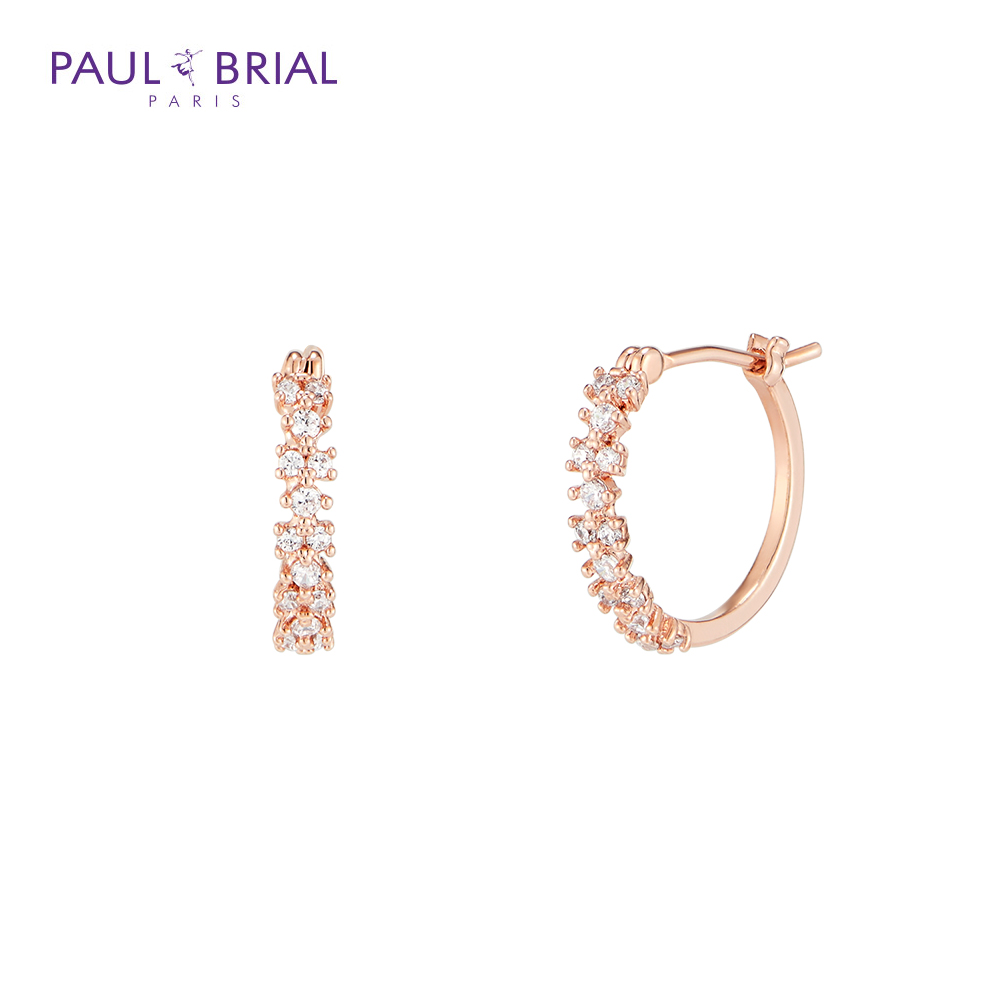 폴브리알 주얼리 오로라 후프링 귀걸이 PYBE0088_BRASS - 상세 이미지 2