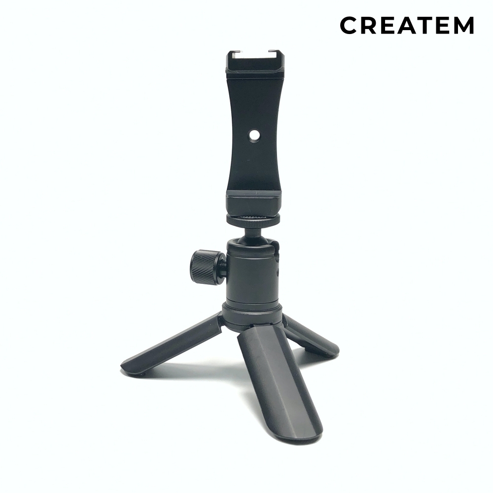 심플 베이직 브이로그 삼각대 - 유튜브 삼각대 트라이포드 / 유튜버 슈팅그립형 트라이포트