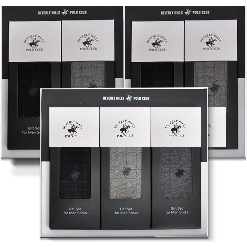 버버리힐즈폴로클럽 남자양말 비즈니스 말로고 양말 추석명절 선물세트 3501 - 상품 이미지