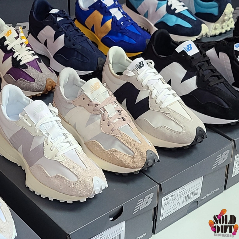 뉴발란스 327 씨솔트 문빔 문셀 흰검 MS327FE WS327SFD