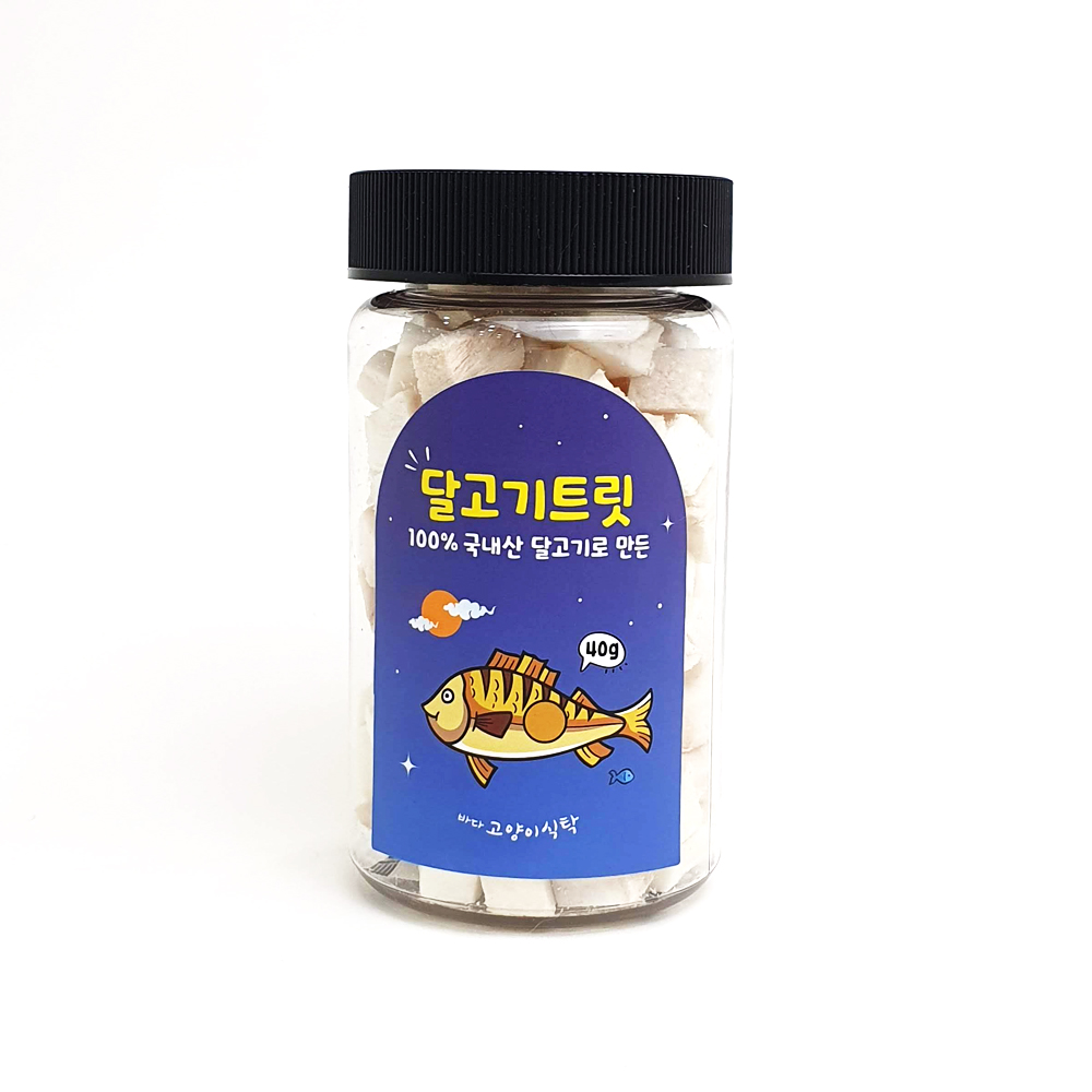 바다고양이식탁 달고기트릿 40g 동결건조간식 제품 이미지