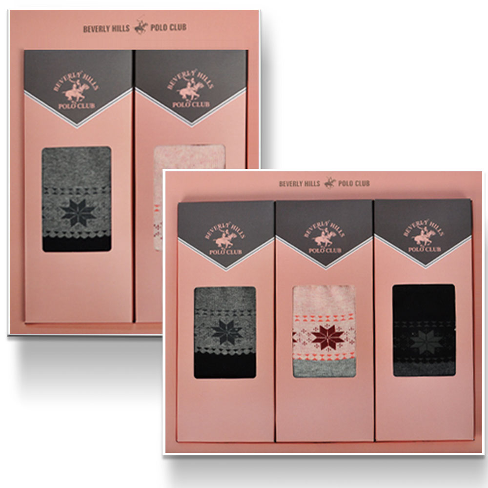 비버리힐스폴로클럽 여자발목양말 눈꽃 플라워 면양말 선물세트 - 상세 이미지 4