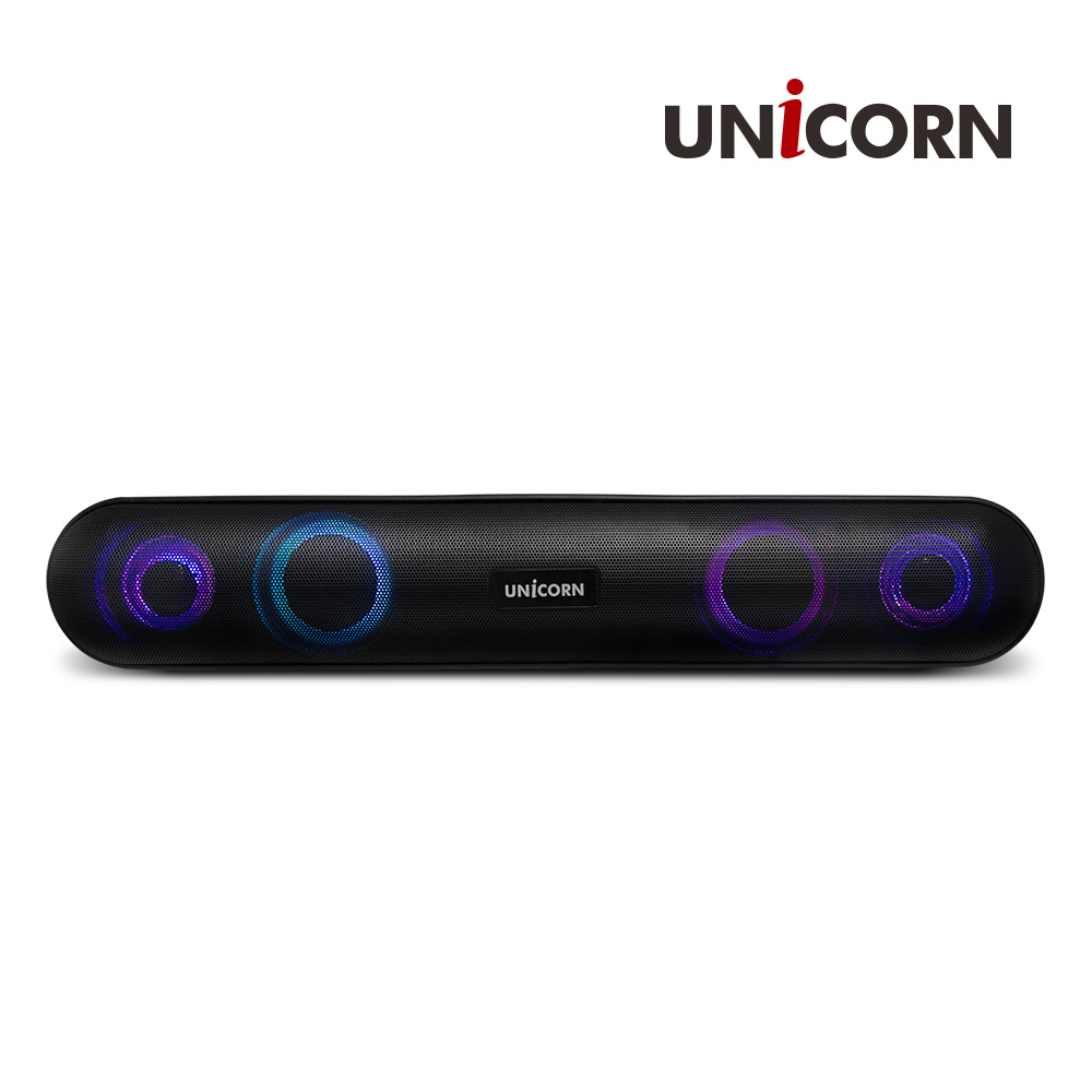 유니콘 SB-700BT 블루투스 LED 사운드바 듀얼유닛스피커 FM라디오 MP3기능 - 메인 이미지