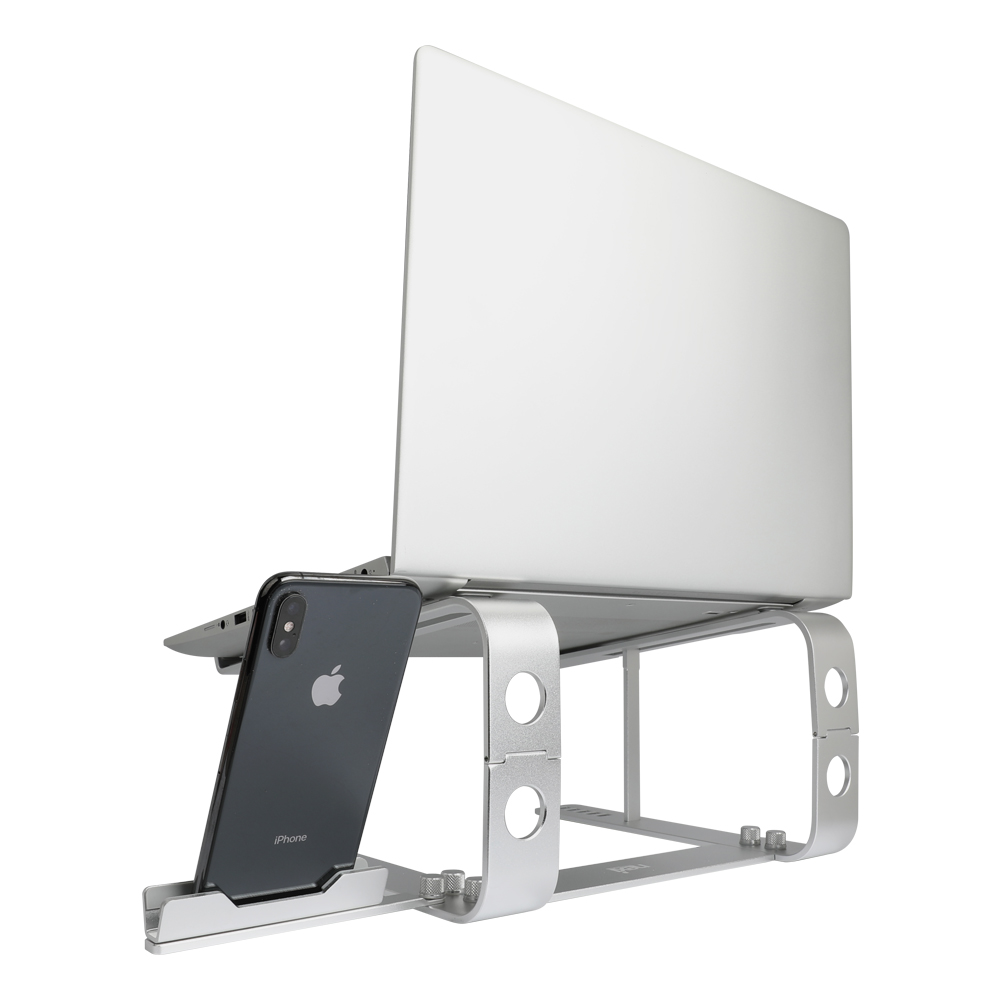 넥시 NX-NS300 알루미늄 노트북 스마트폰 받침 거치대 - 상세 이미지 2