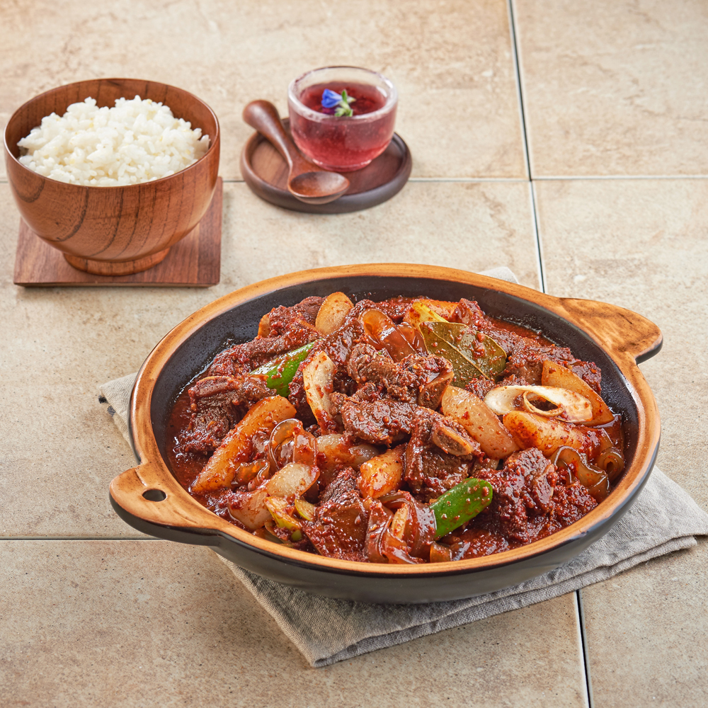 돼지 매운 갈비찜 밀키트 2인분 캠핑 음식 요리 - 상세 이미지 2