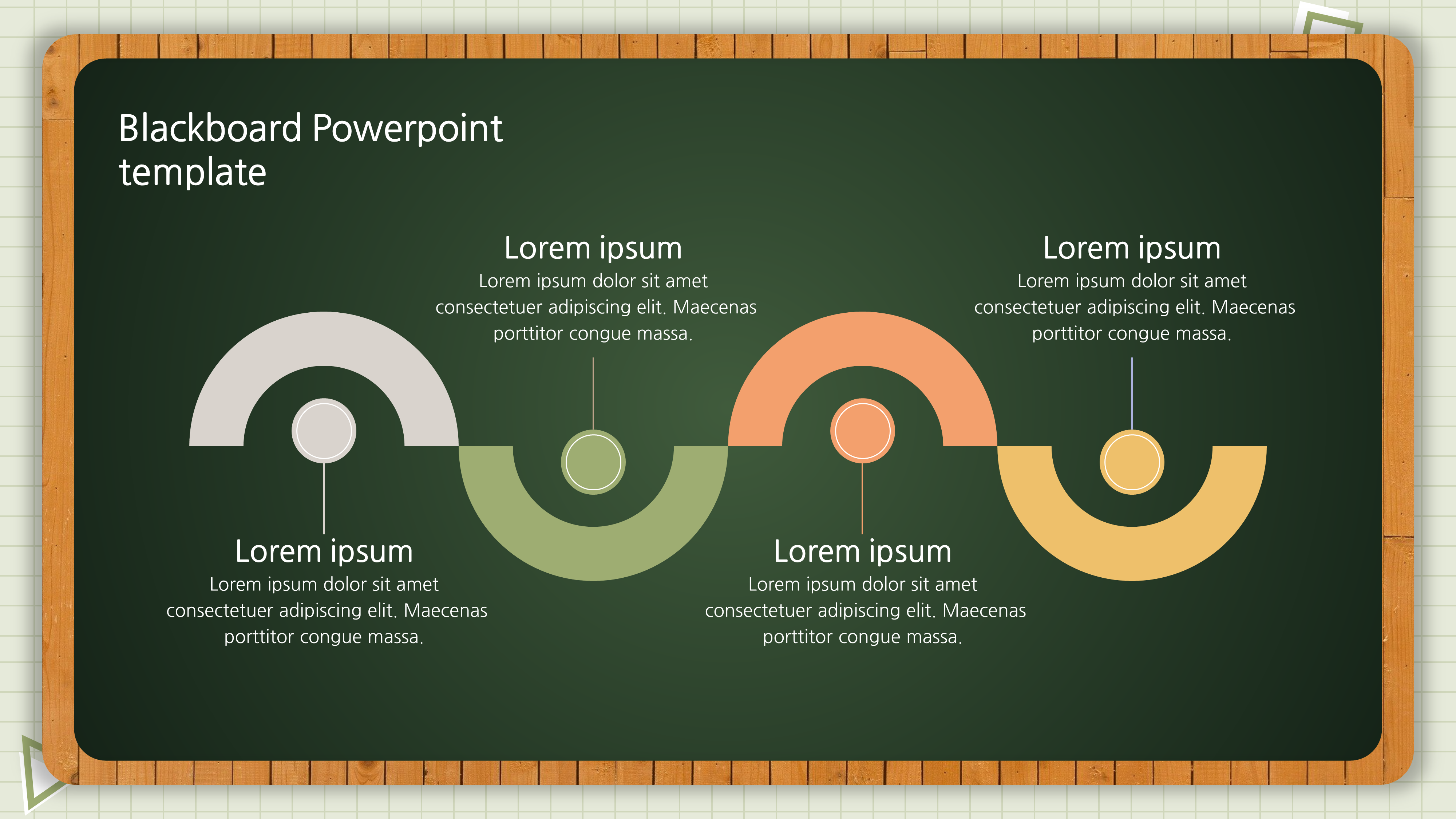 450 칠판 ppt 템플릿- 인터넷 강의 학습 파워포인트 blackboard 이미지 8