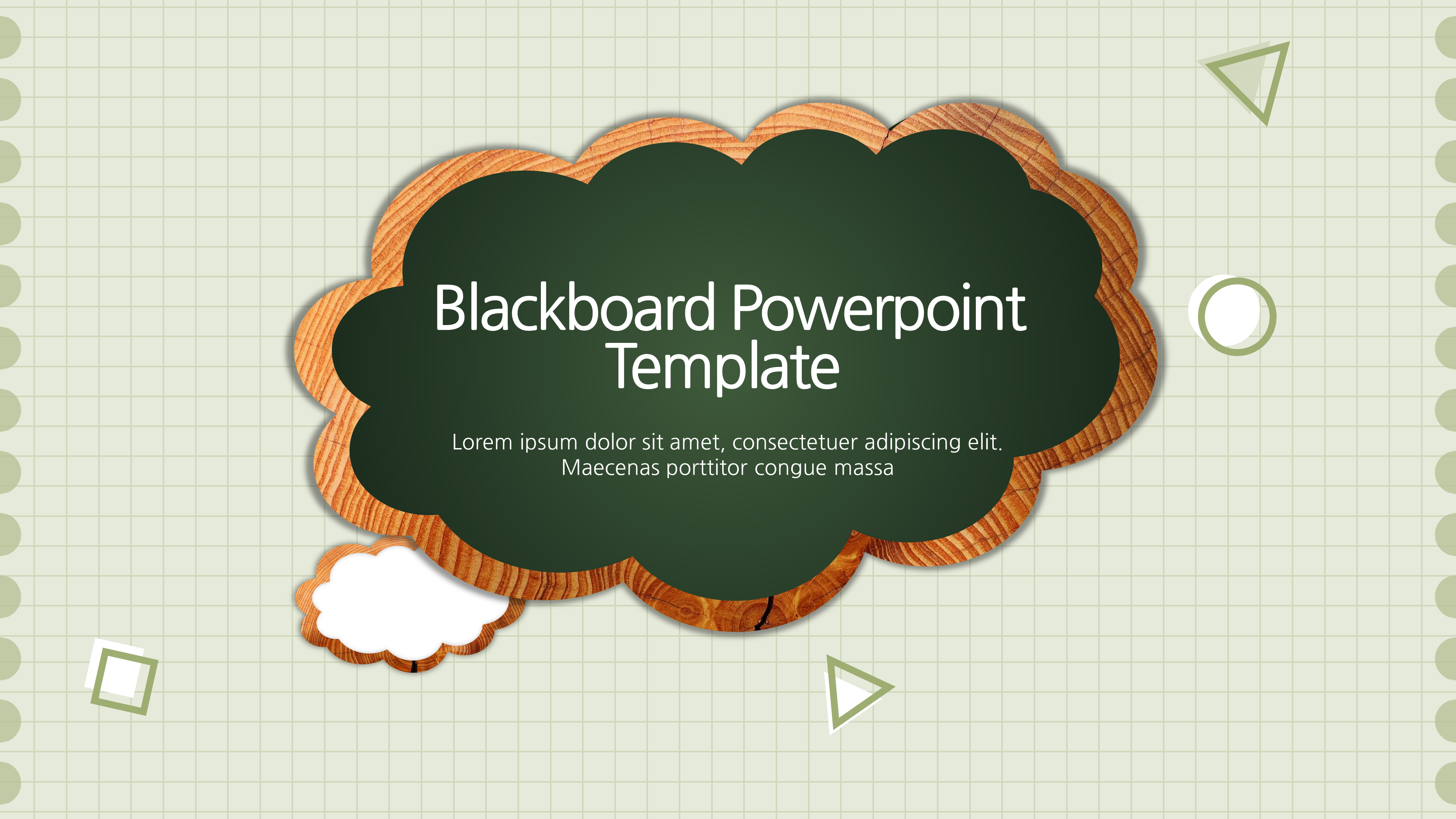 450 칠판 ppt 템플릿- 인터넷 강의 학습 파워포인트 blackboard - 상품 이미지