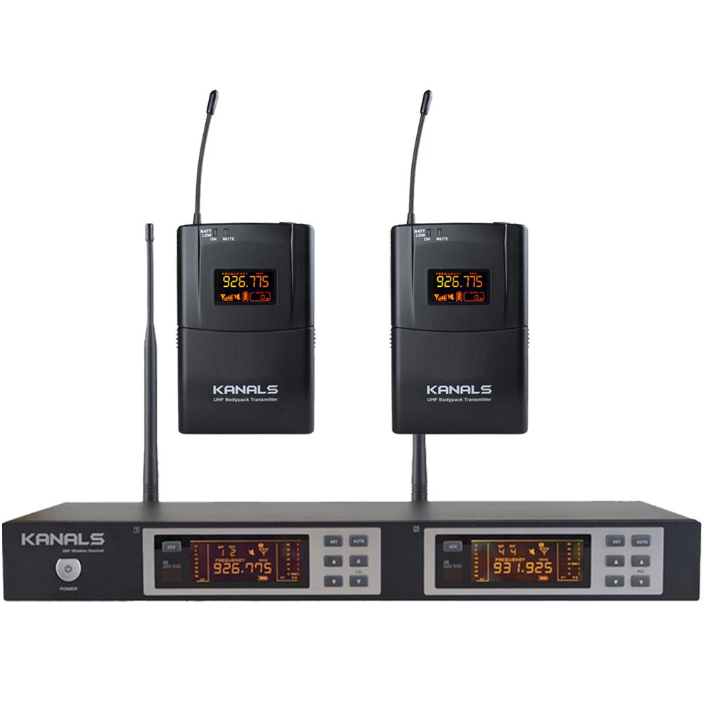 카날스 BK-2001A 무선 핀마이크 강의용 공연용 회의실 강의실 교회 무선마이크