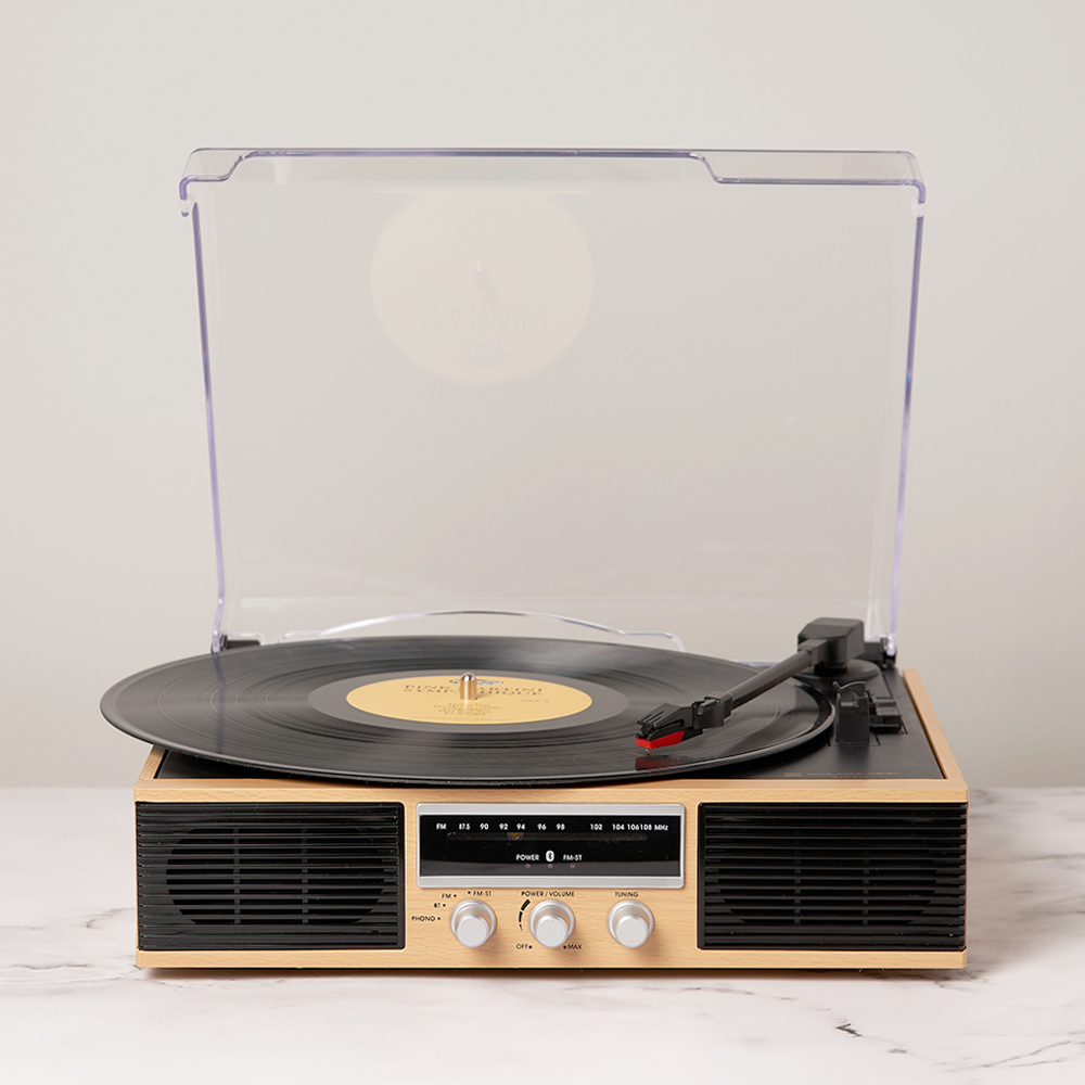 [반짝할인] 사운드룩 블루투스 LP플레이어 턴테이블 DOLCE 돌체 미드센추리모던 스타일 이미지 4