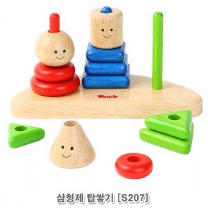 베이비 몬테소리 원목 교구 두돌 돌 아기 유아 집중력 소근육발달놀이 장난감 - 상세 이미지 3