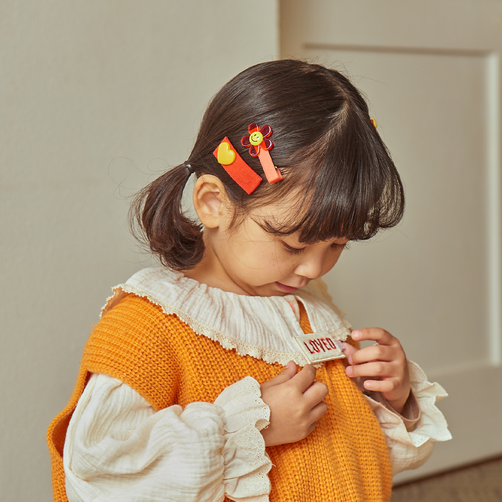 아기 헤어핀 세트 머리 집게 똑딱 핀 삔 유아 여자 아이 핀 어린이집 유치원 생일 선물