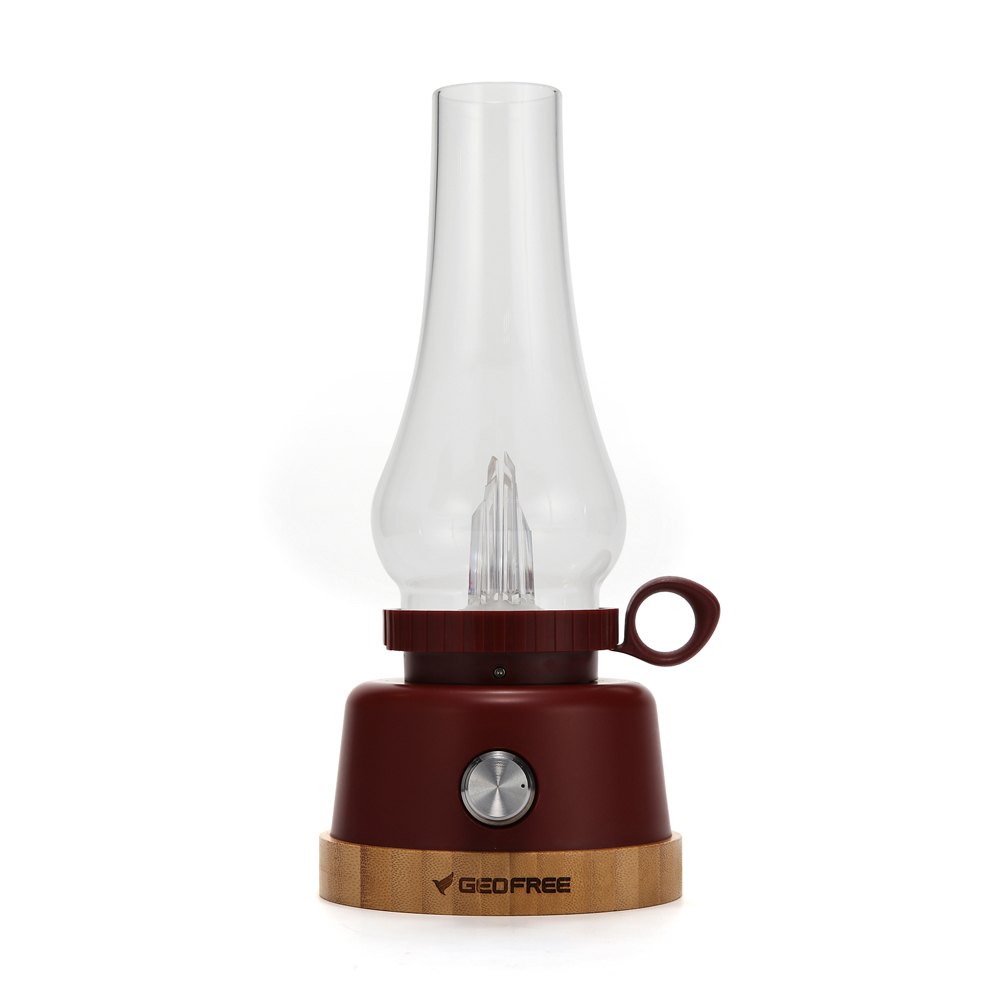 지오프리 감성 LED 랜턴 레드 캠핑 휴대용 충전식 차박 텐트 실내등 무드등 빈티지 조명