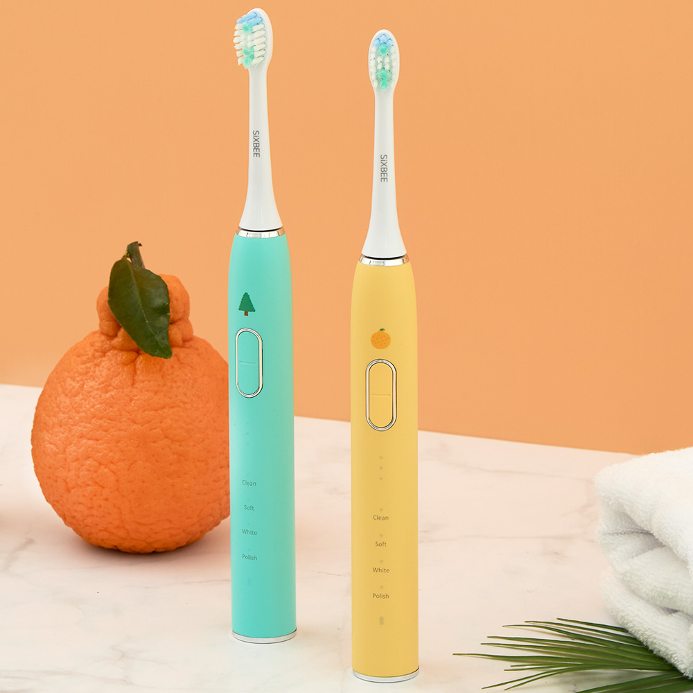 식스비 감성 제주 음파전동칫솔 SB-emosonic01 한라봉