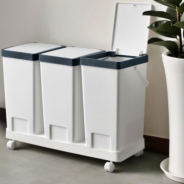 카페 업소용 분리수거 휴지통 3P 아파트 재활용 분리수거함