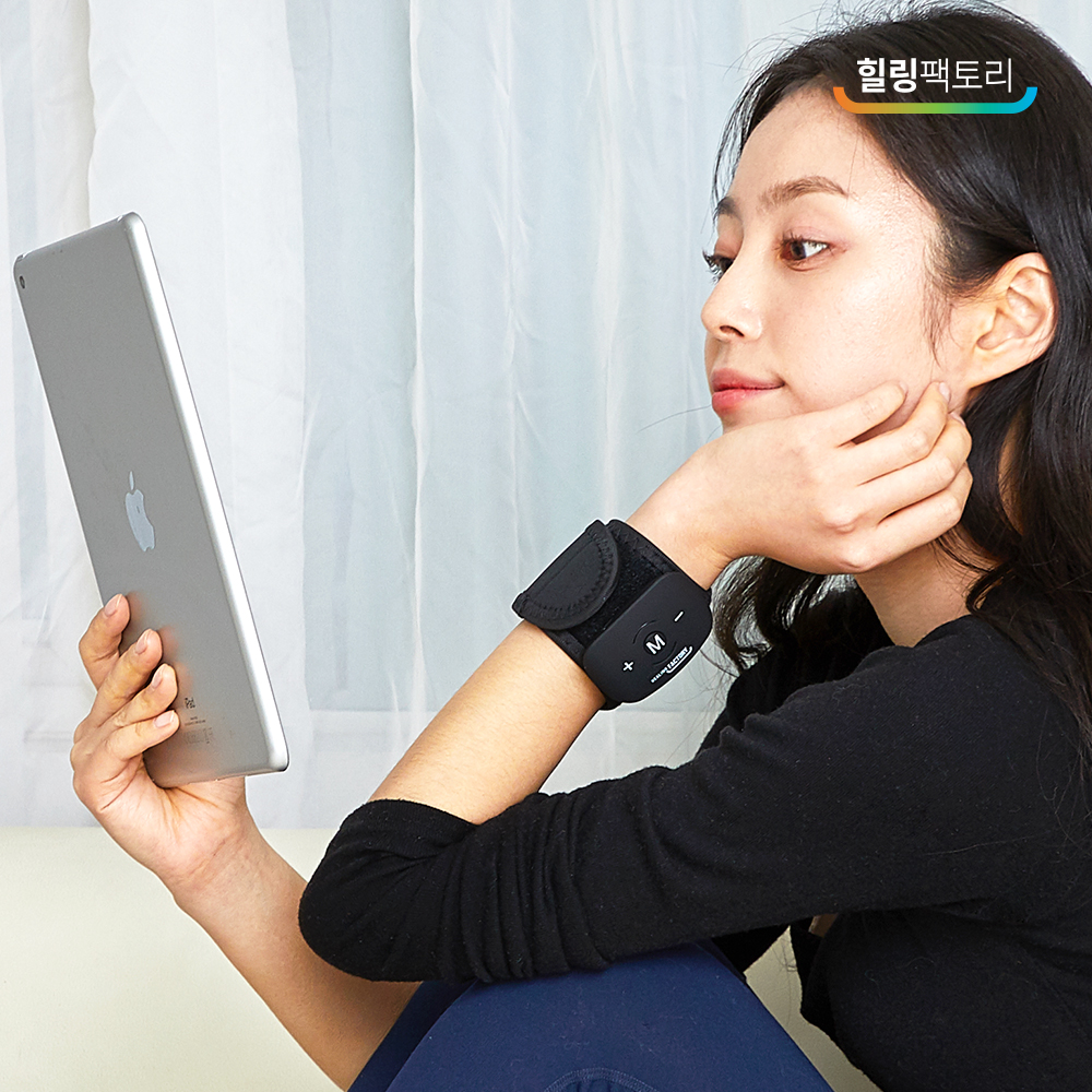 힐링팩토리 EMS 손목 팔 저주파 마사지기 보호대 안마기 패드 - 상세 이미지 4