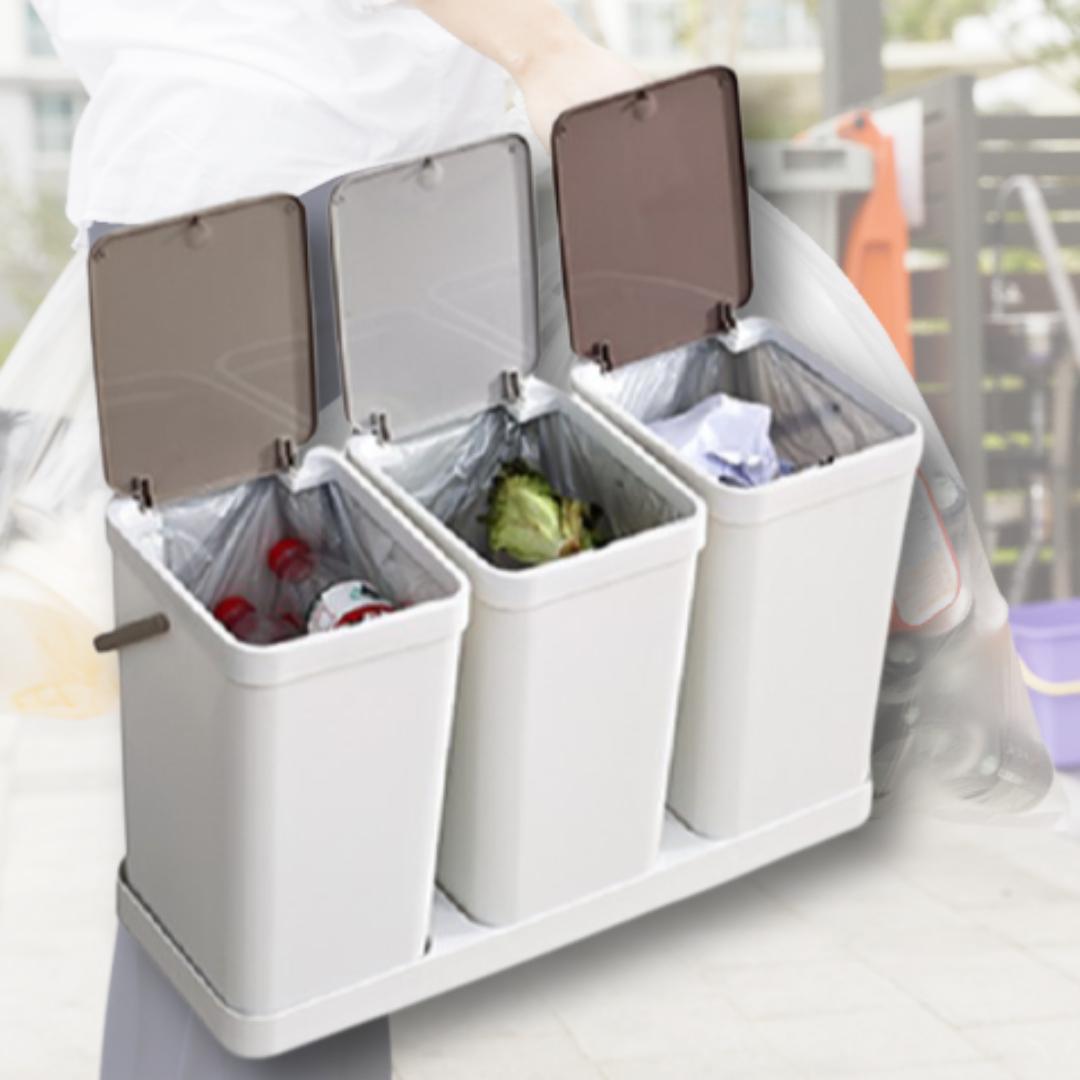 대용량 재활용 페트병 휴지통 스탠드 분리수거대 업소용 가정용 분리수거함