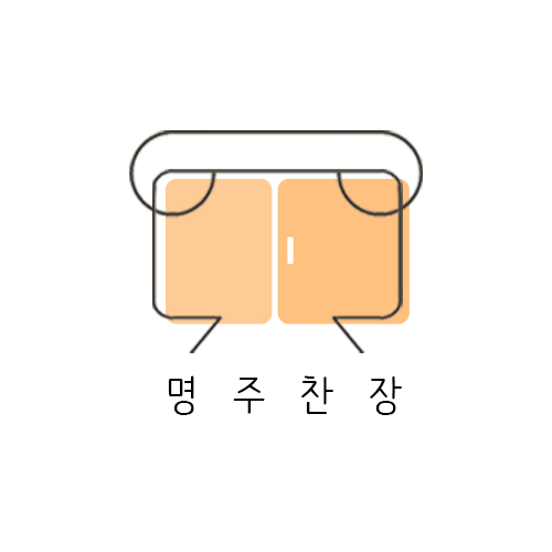 명주찬장 스토어 로고