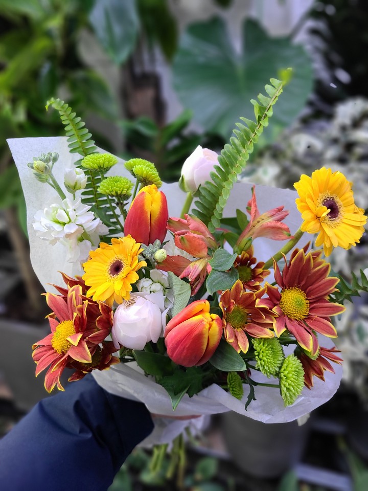 생화 꽃 L 라지 사이즈 정기배달배송 농장직송 화훼농가 꽃구독 꽃다발 이번달 이번주 꽃 - 상품 이미지