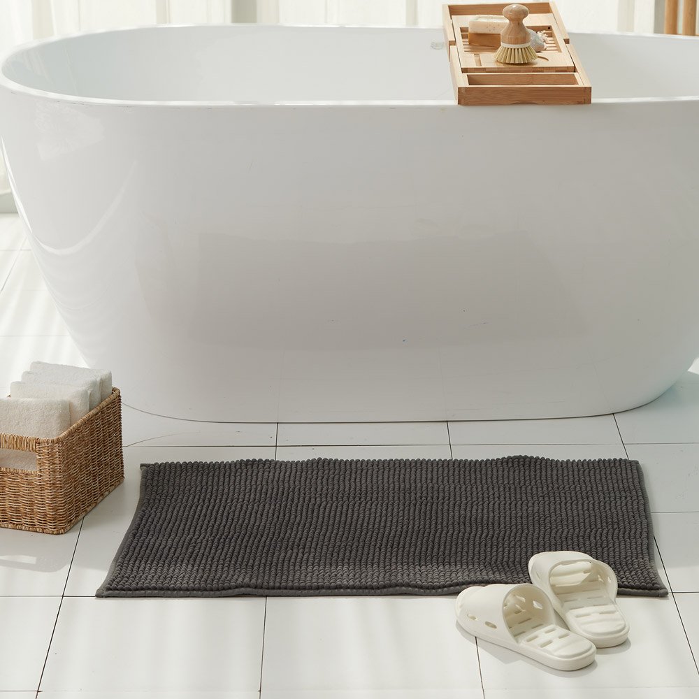화장실 발매트 발닦개 욕실 싱크대 러그 면 타올 극세사 4060 - 상세 이미지 3