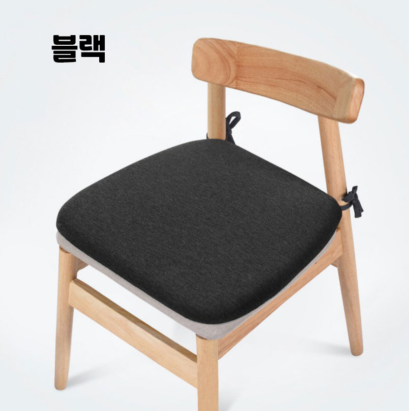 더나은 메모리폼 푹신한 모던 방석 식탁 의자 사무실 쿠션 벤치 사각 카페 - 상세 이미지 5