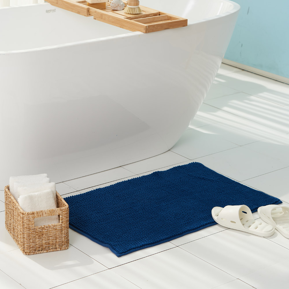 화장실 발매트 발닦개 욕실 싱크대 러그 면 타올 극세사 4060 - 상세 이미지 4