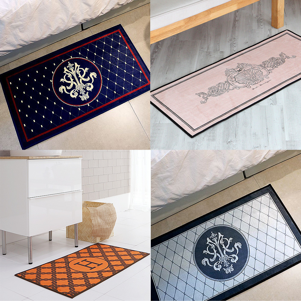 꿈꾸는키친 영국스타일 초극세사 미끄럼방지 발매트 도어매트 주방매트 3size