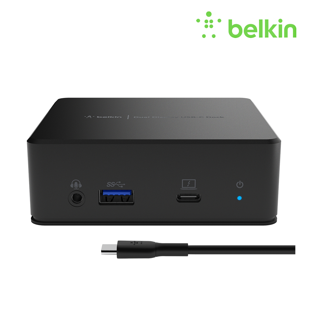 벨킨 USB-C타입 듀얼 디스플레이 도킹스테이션 멀티허브 듀얼모니터 85W 충전 HDMI 이더넷 INC002qc 맥북 프로 M1 호환 이미지 6