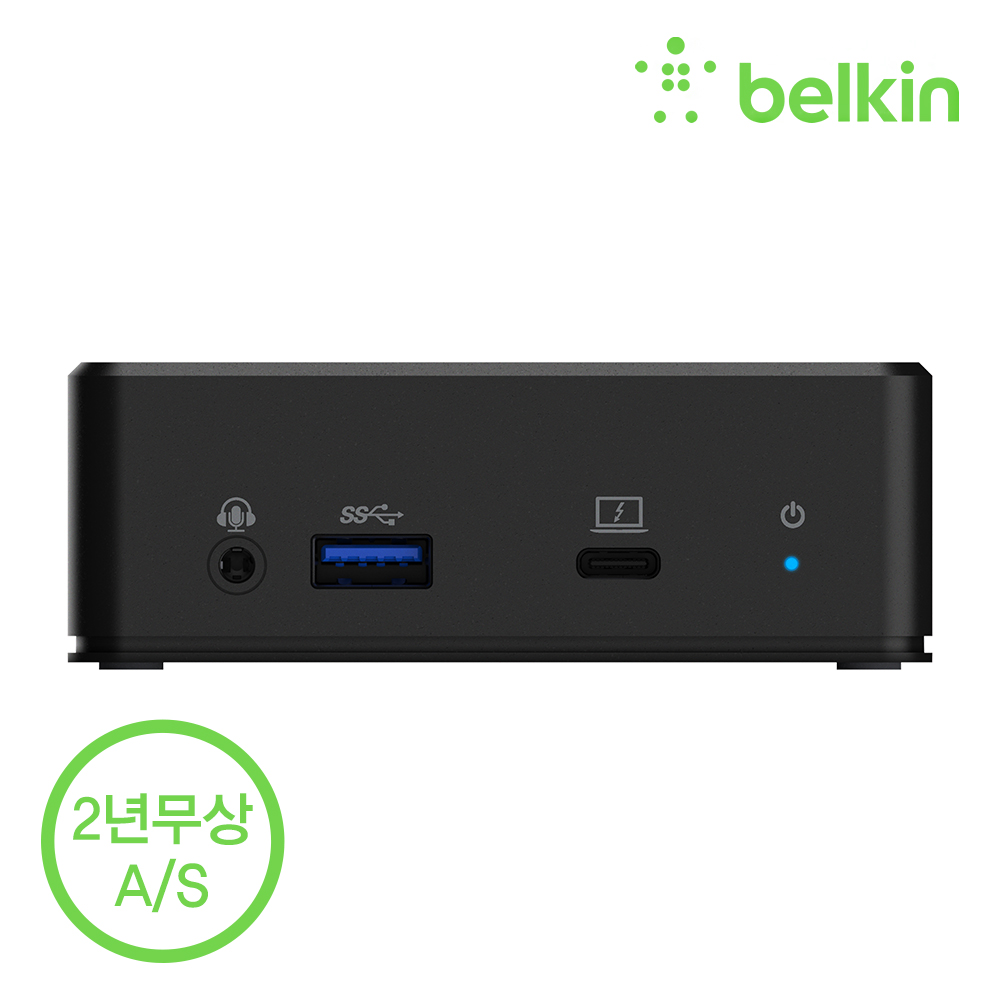 벨킨 USB-C타입 듀얼 디스플레이 도킹스테이션 멀티허브 듀얼모니터 85W 충전 HDMI 이더넷 INC002qc 맥북 프로 M1 호환 - 상세 이미지 3