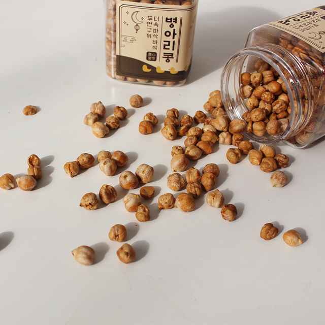 풍심당 두번 구운 바삭한 병아리콩 (120g) 무설탕 비건 건강 간식 이미지 2