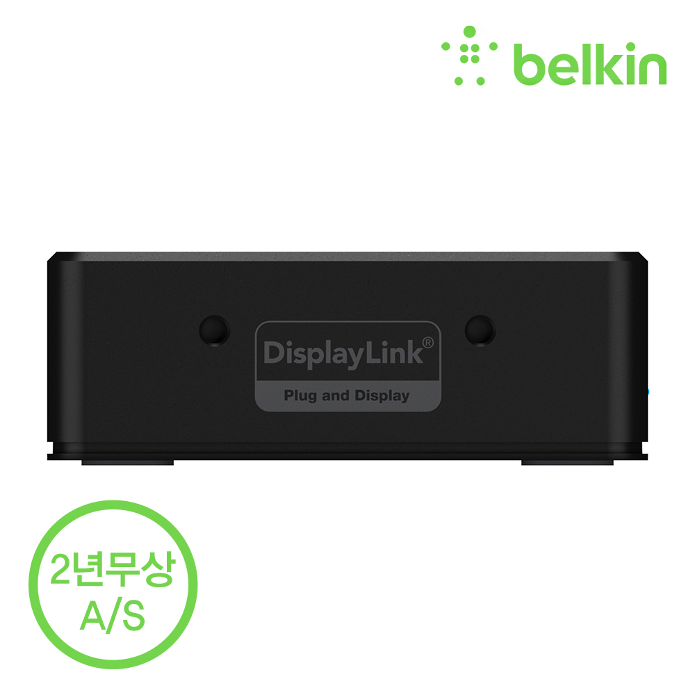 벨킨 USB-C타입 듀얼 디스플레이 도킹스테이션 멀티허브 듀얼모니터 85W 충전 HDMI 이더넷 INC002qc 맥북 프로 M1 호환 이미지 7