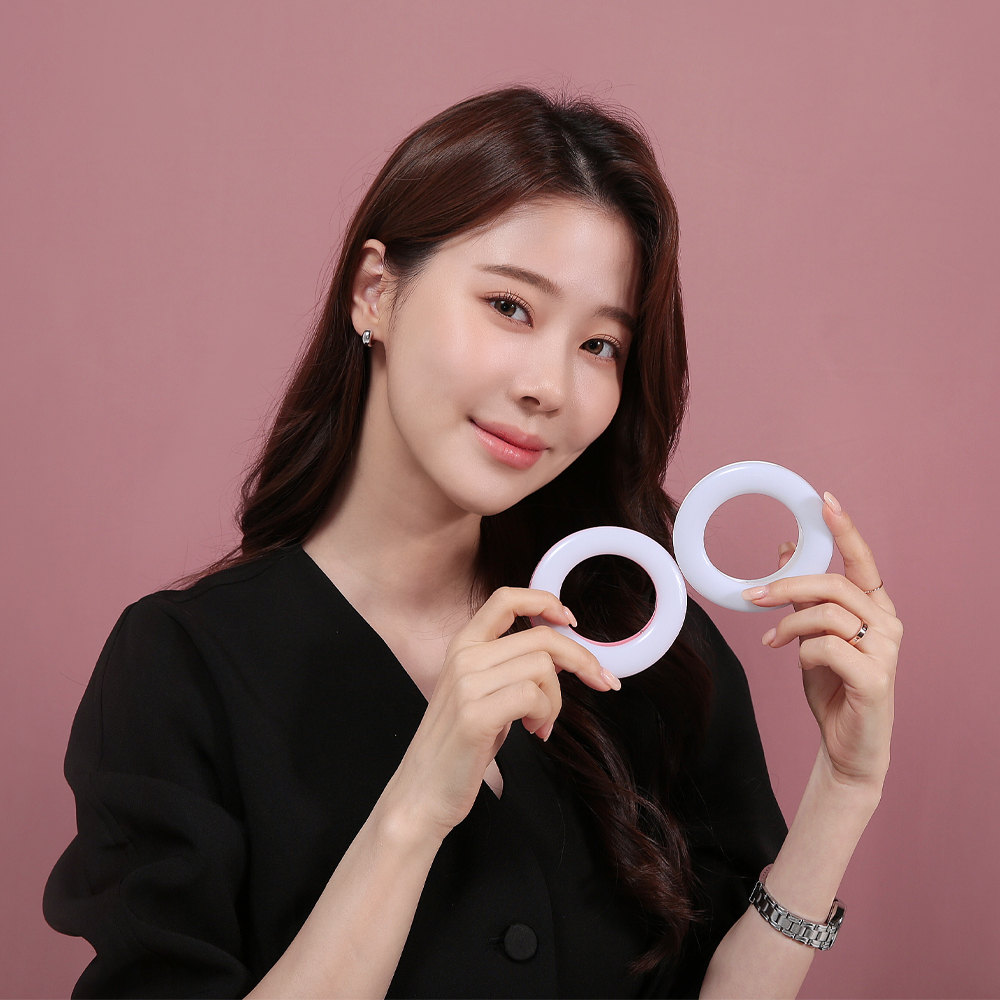 휴대용 LED 조명셀카 유튜브 셀카 셀카링 - 상세 이미지 3