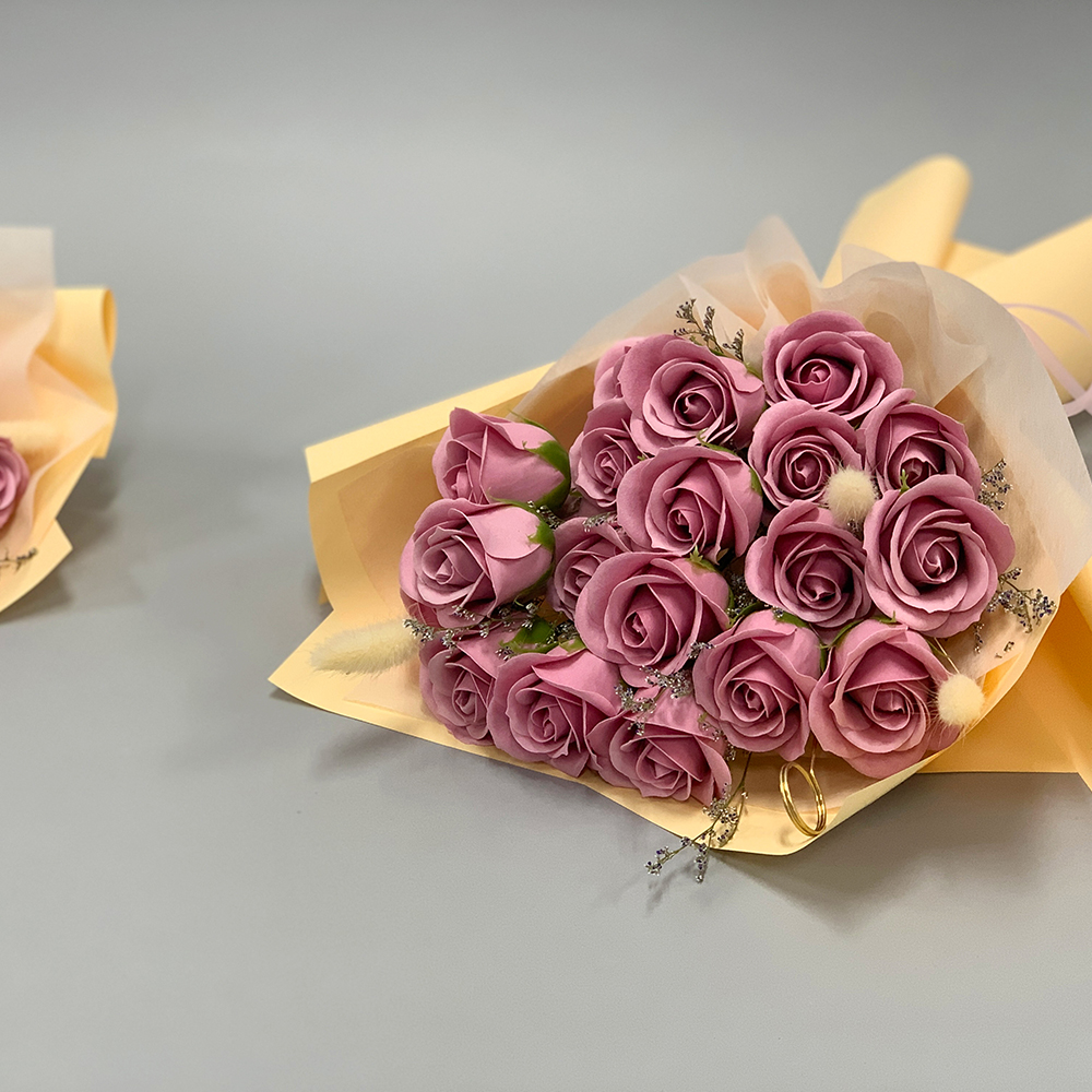 로즈데이 분홍장미 비누꽃다발 여자친구 생일선물 기념일 부모님생신 졸업꽃다발 꽃선물 - 상세 이미지 5
