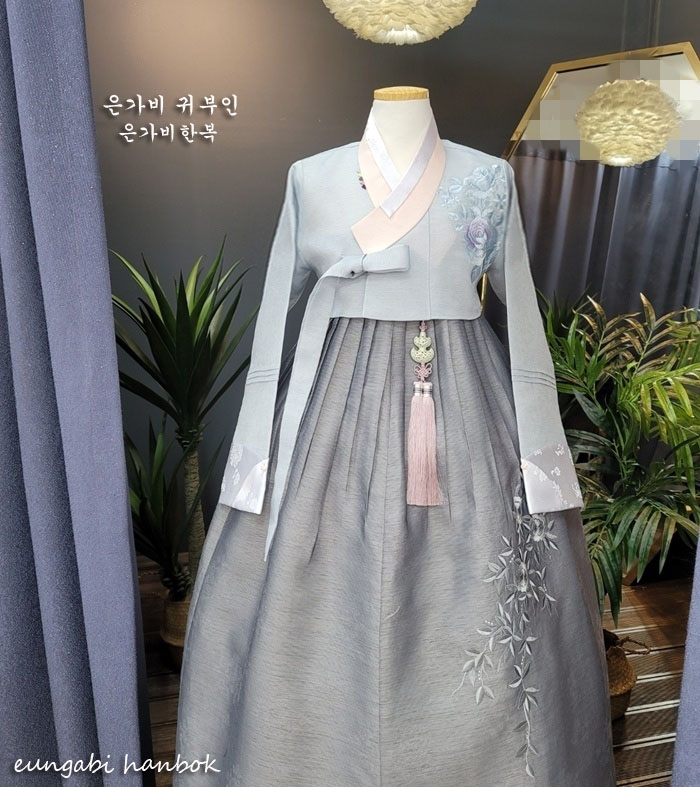 [한복대여]은가비귀부인 품위있는 혼주 하객 결혼식한복 - 상세 이미지 2