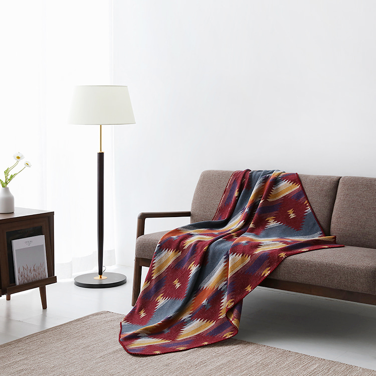 캠폴 담요 125x150 버건디 0421.3129, 125x150cm