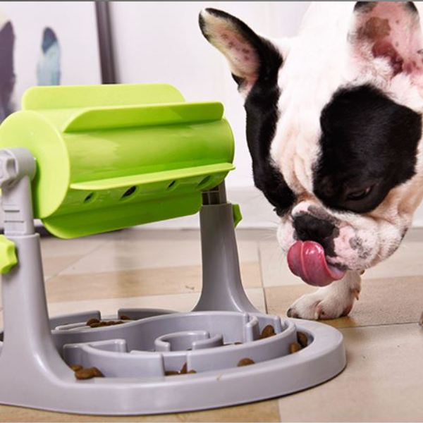 강아지 돌돌이 간식 애견 완구 노즈워크 IQ 급체방지 훈련 식기 슬로우피더 분리불안