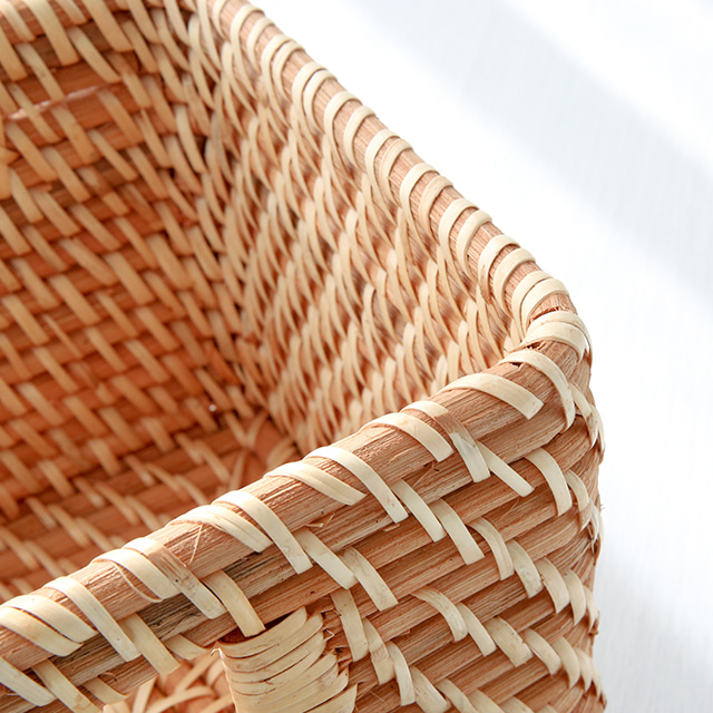 SILON 수제수납함 손잡이형 B타입 350x260x300mm, 1단, 내추럴 1778.3394 이미지 8