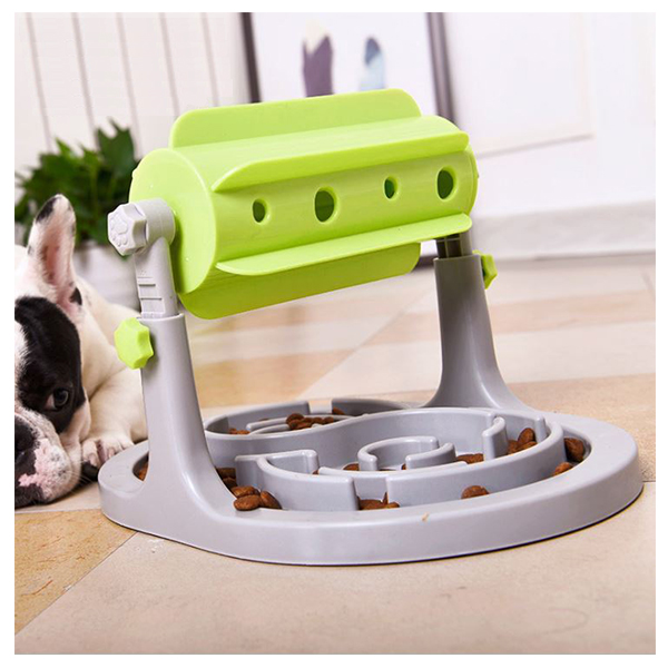 강아지 돌돌이 간식 애견 완구 노즈워크 IQ 급체방지 훈련 식기 슬로우피더 분리불안