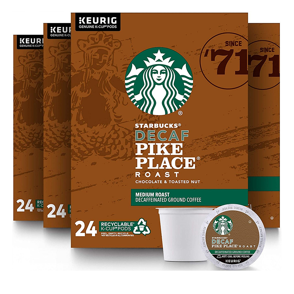 Starbucks Decaf Pike Place Ground Coffee KCup 스타벅스 디카페인 파이크 플레이스 그라운드