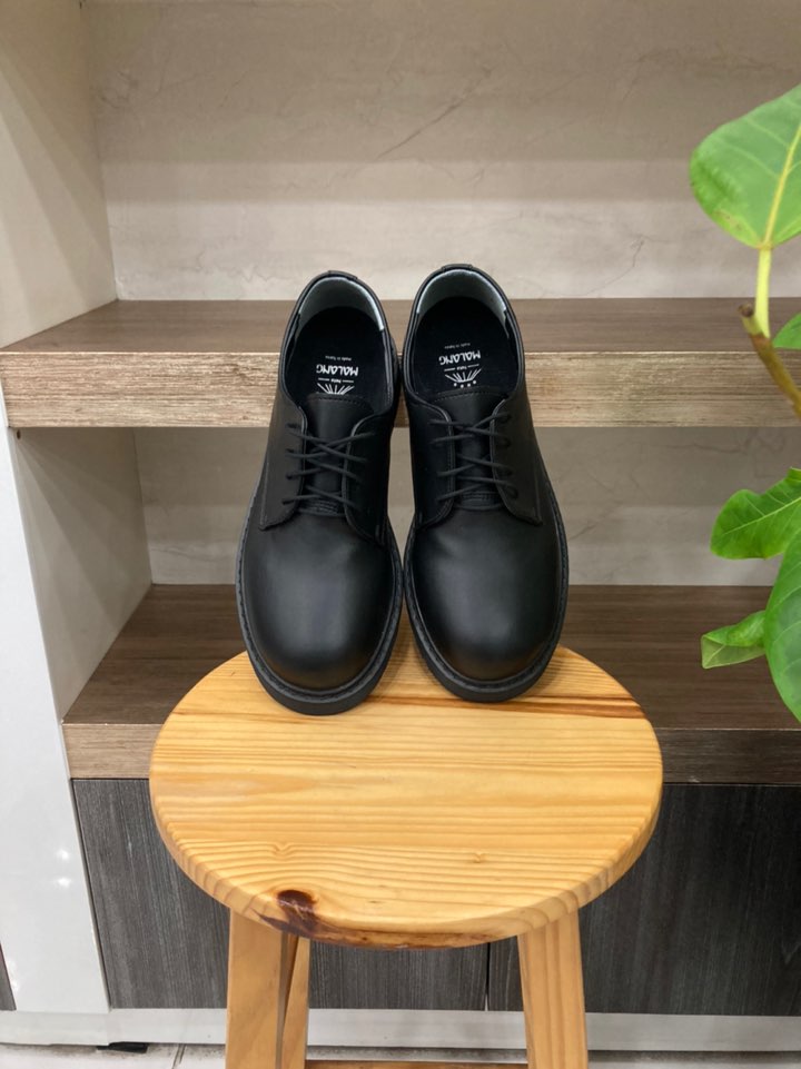 발편한 남자 무광 더비슈즈 굽 3cm - 상세 이미지 2