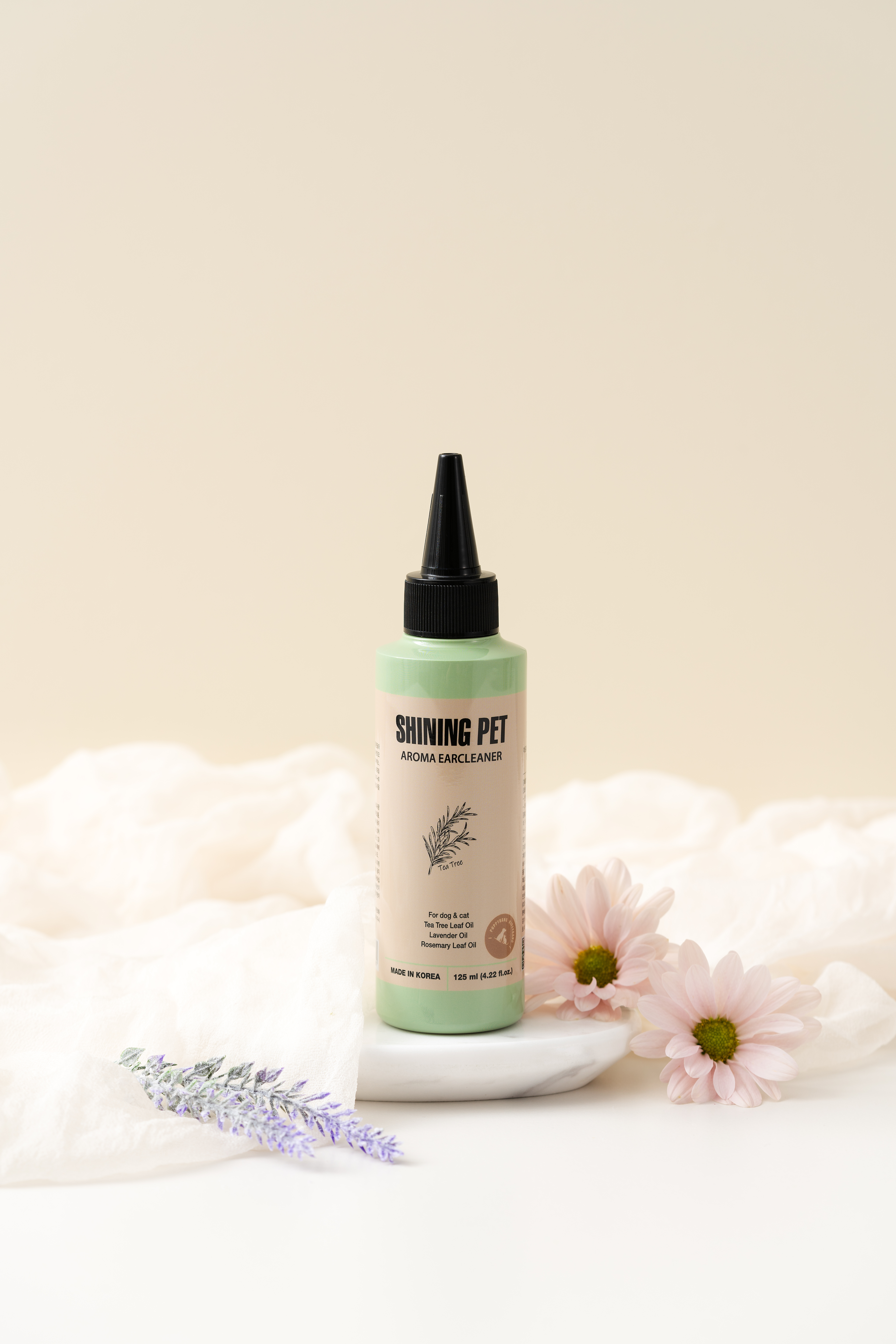 [강아지의날] 샤이닝펫 아로마 이어클리너 강아지 귀세정제 귀청소 티트리 125ml 이미지 2