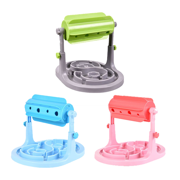 강아지 돌돌이 간식 애견 완구 노즈워크 IQ 급체방지 훈련 식기 슬로우피더 분리불안