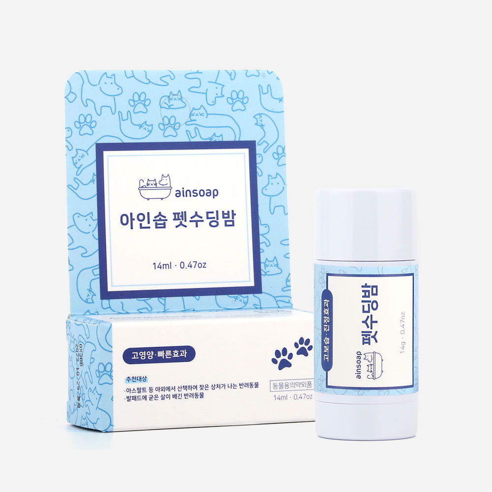 강아지,고양이 각질관리 풋밤  발 바닥 밤 습진 크림 펫수딩밤 - 상품 이미지