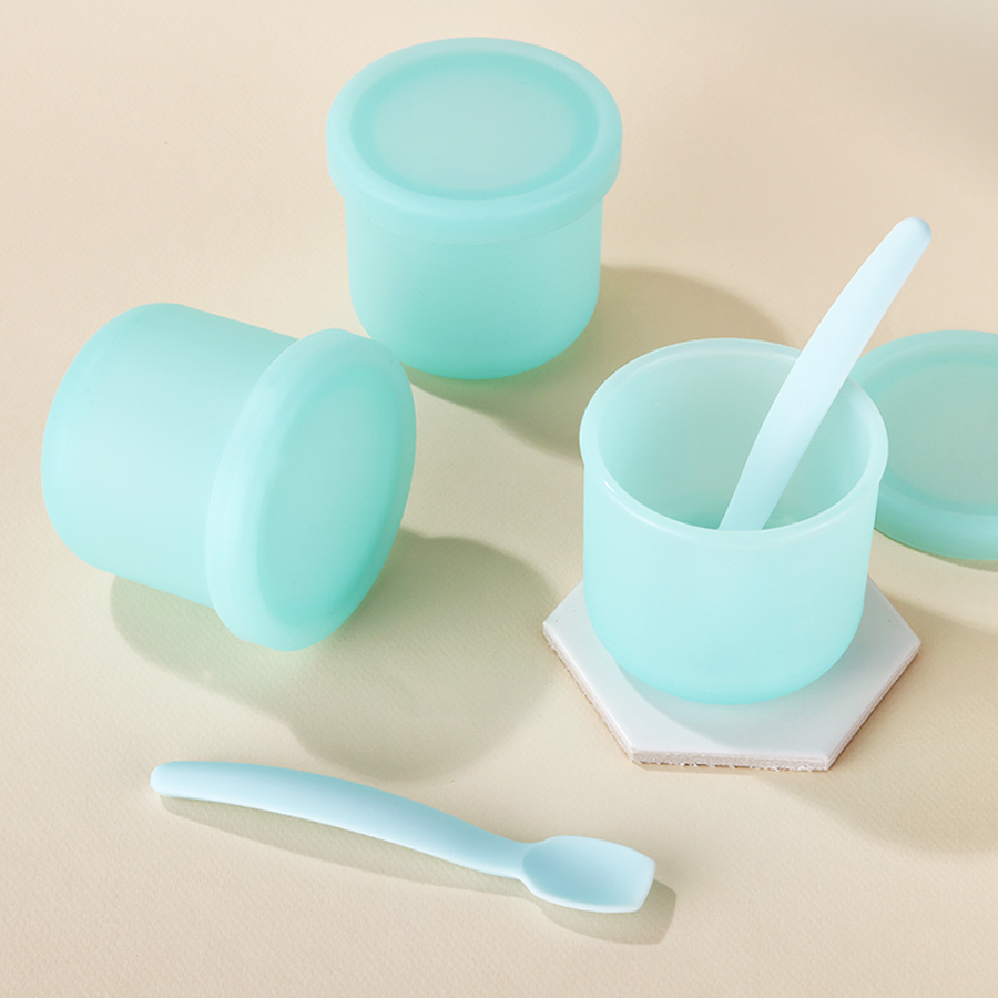 폼폼 반투명 실리콘 밀폐용기 3P세트 (275ml) - 상세 이미지 4