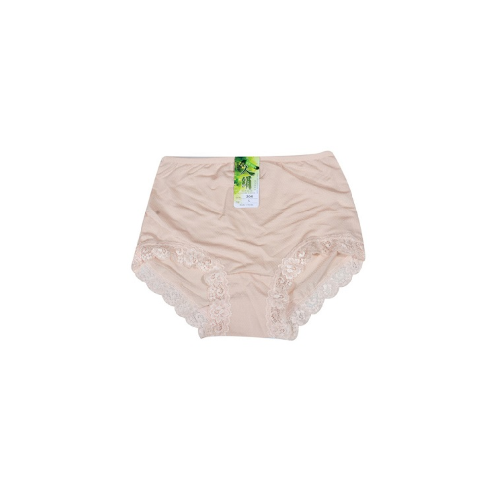 아줌마팬티 인견 마담 국내생산 배팬티 배덮는 밑위긴 레이스 햄 빨간 엄마 맥시팬티 - 상세 이미지 3