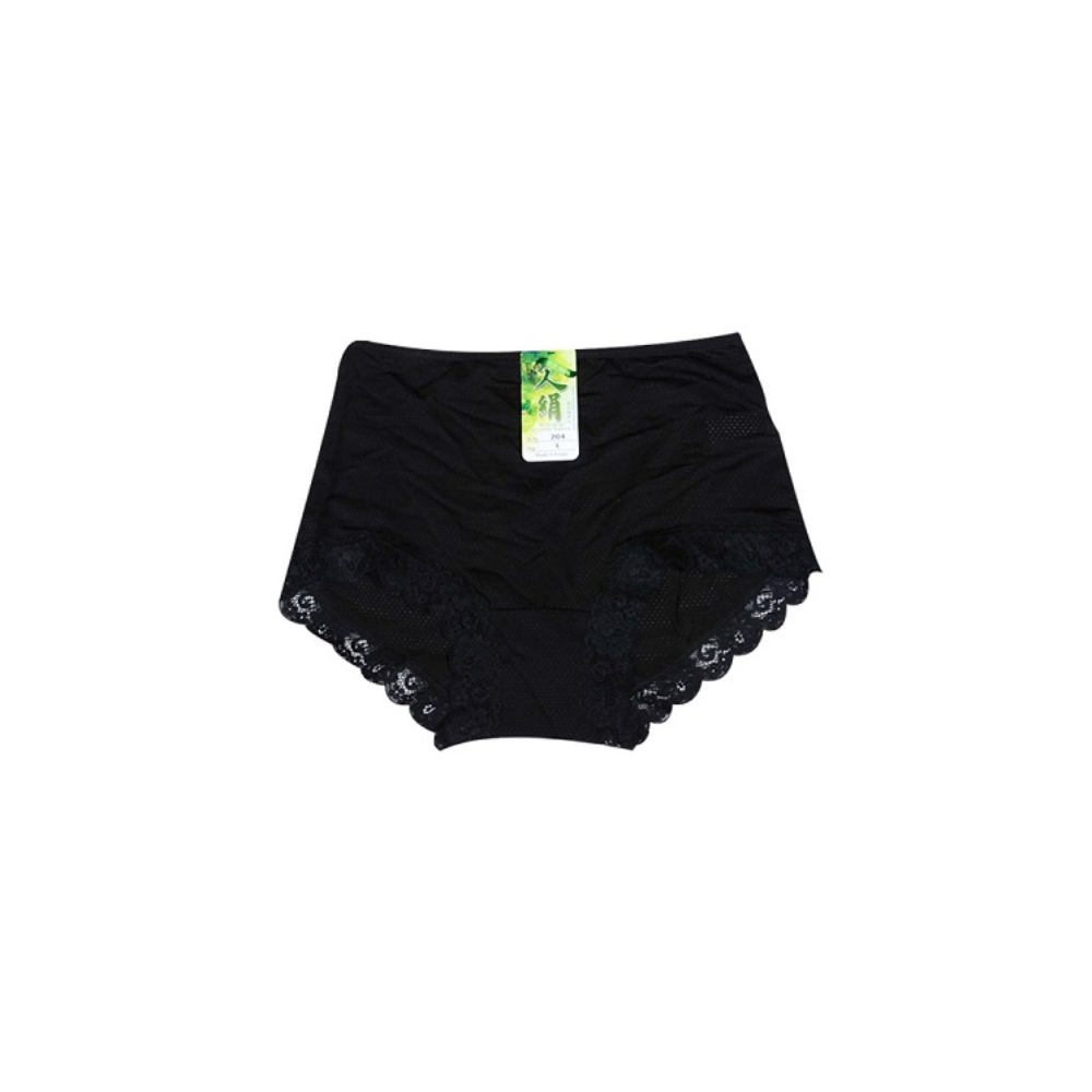아줌마팬티 인견 마담 국내생산 배팬티 배덮는 밑위긴 레이스 햄 빨간 엄마 맥시팬티 - 상세 이미지 5