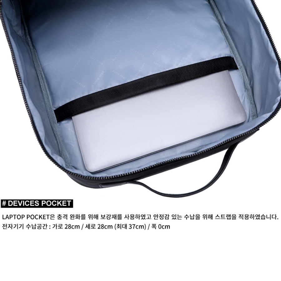 클래식 노트북 백팩 직장인 대학생 남자 댄디 캐주얼 비즈니스 백팩 - 상세 이미지 4