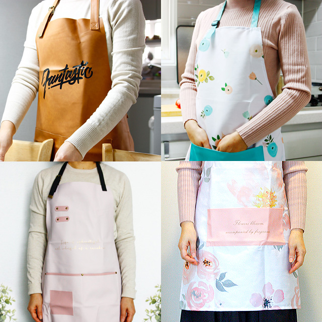 주방 방수앞치마 공방 카페 미용 화방 식당 꽃가게 청소 앞치마 빈티지 보내니컬 주방데코 소품 잡화