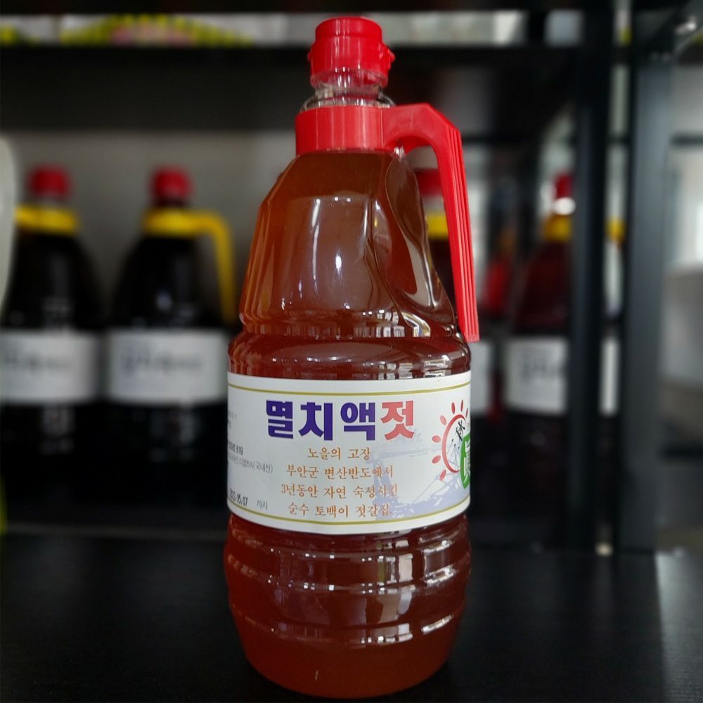 부안 곰소 토백이 멸치액젓 1.8L(2kg) 원액100% - 메인 이미지