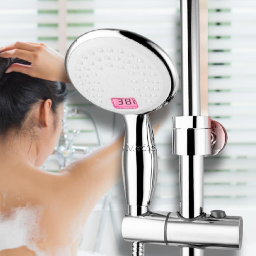 샤워기 온도계 물 온도계 온도측정기 욕실 온도센서 열체크기계 탕온계 헤드 수온계